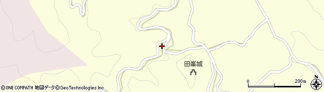 愛知県設楽町（北設楽郡）田峯（休戸）周辺の地図