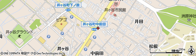 愛知県刈谷市井ケ谷町中前田1周辺の地図