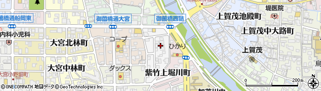 京都府京都市北区大宮上ノ岸町80周辺の地図