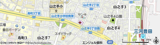 Ａパンクラブ山ノ手店周辺の地図