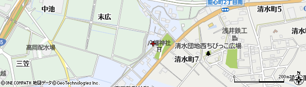 愛知県豊田市本町神岡周辺の地図