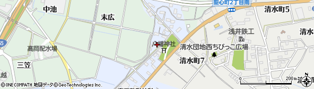 愛知県豊田市本町（神岡）周辺の地図