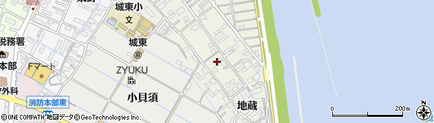 三重県桑名市地蔵周辺の地図