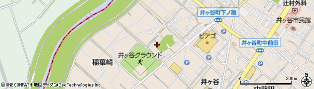 愛知県刈谷市井ケ谷町稲葉崎周辺の地図