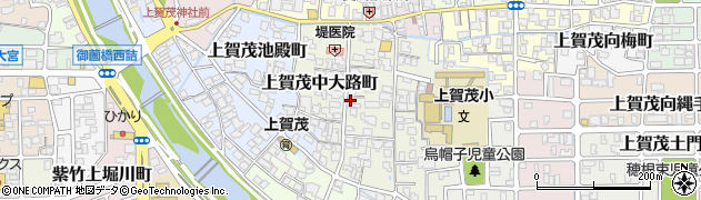 京都府京都市北区上賀茂南大路町12周辺の地図