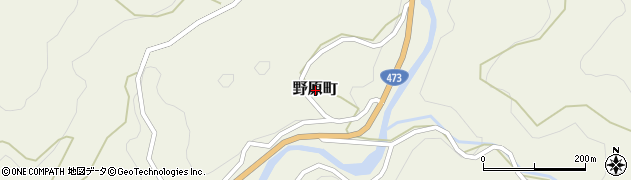 愛知県豊田市野原町周辺の地図