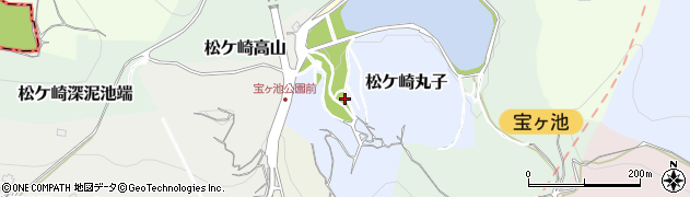 京都府京都市左京区松ケ崎丸子周辺の地図