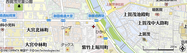京都府京都市北区大宮上ノ岸町58周辺の地図