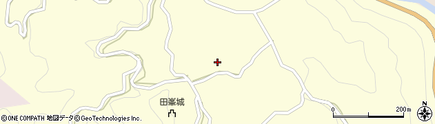 愛知県設楽町（北設楽郡）田峯（根古）周辺の地図