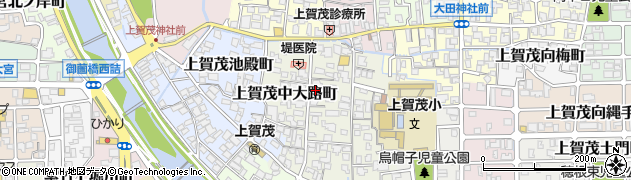 京都府京都市北区上賀茂南大路町8周辺の地図