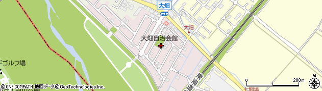 滋賀県野洲市大畑周辺の地図
