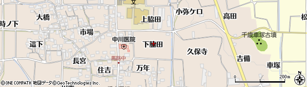 京都府亀岡市馬路町（下脇田）周辺の地図