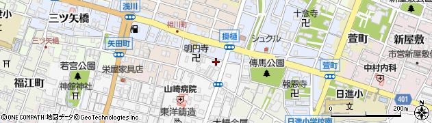 三重県桑名市西鍋屋町23周辺の地図