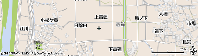 京都府亀岡市馬路町（上高廻）周辺の地図