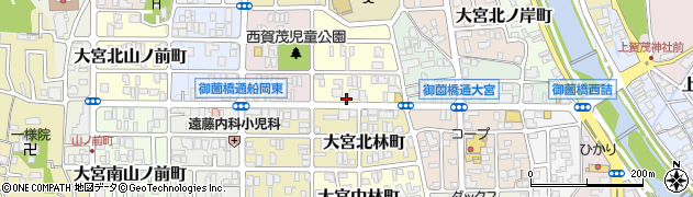京都府京都市北区大宮東総門口町41周辺の地図