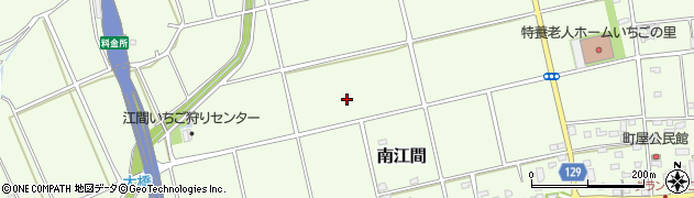 静岡県伊豆の国市北江間周辺の地図