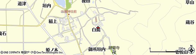 京都府亀岡市千歳町千歳（白髭）周辺の地図