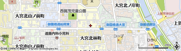 京都府京都市北区大宮東総門口町39周辺の地図