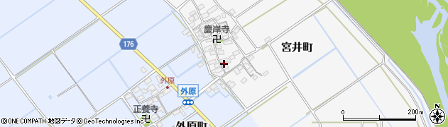 滋賀県東近江市宮井町325周辺の地図