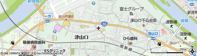両備ホールディングス株式会社　津山バス事業部周辺の地図