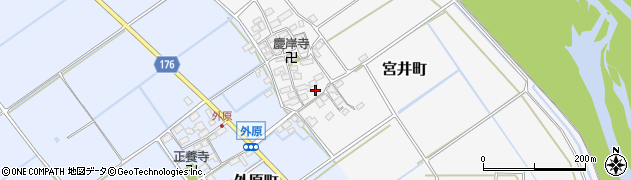 滋賀県東近江市宮井町320周辺の地図