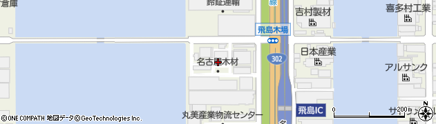 愛知県飛島村（海部郡）木場周辺の地図