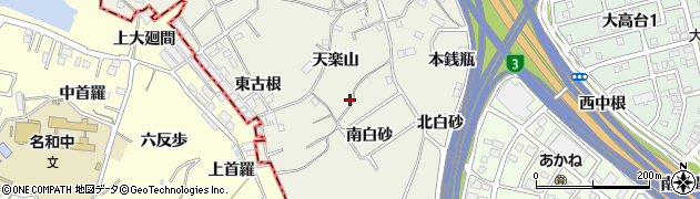 愛知県名古屋市緑区大高町天楽山30周辺の地図