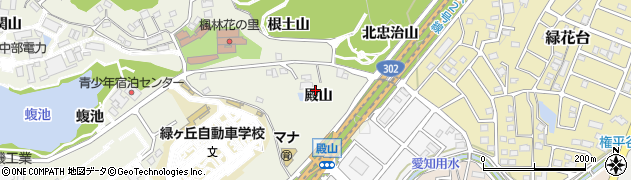 愛知県名古屋市緑区大高町殿山周辺の地図