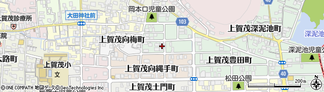 京都府京都市北区上賀茂岡本口町42周辺の地図