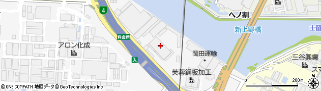 近藤産興株式会社　東海機材センター周辺の地図