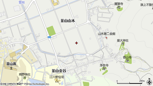 〒410-2141 静岡県伊豆の国市韮山山木の地図