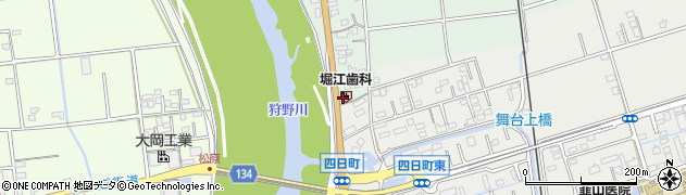 堀江歯科医院周辺の地図