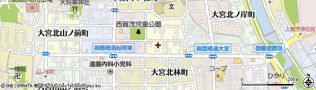 京都府京都市北区大宮東総門口町28周辺の地図