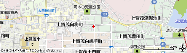 京都府京都市北区上賀茂岡本口町41周辺の地図
