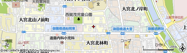 京都府京都市北区大宮東総門口町31周辺の地図