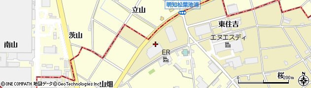 愛知県豊田市堤町西住吉周辺の地図