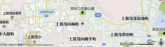 京都府京都市北区上賀茂岡本口町33周辺の地図