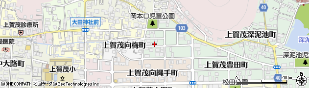 京都府京都市北区上賀茂岡本口町31周辺の地図