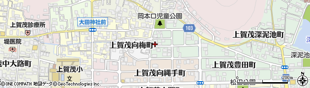 京都府京都市北区上賀茂岡本口町35周辺の地図