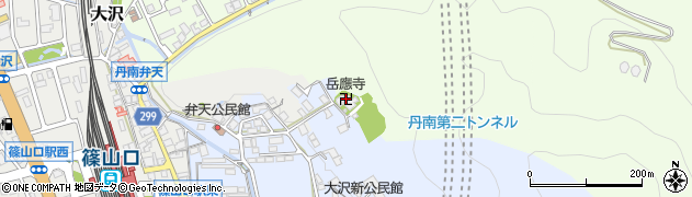 岳應寺周辺の地図
