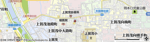 京都府京都市北区上賀茂南大路町16周辺の地図