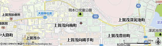 京都府京都市北区上賀茂岡本口町27周辺の地図