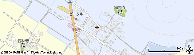 滋賀県野洲市妙光寺216周辺の地図