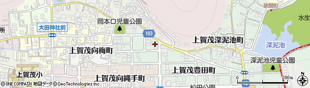 京都府京都市北区上賀茂岡本口町63周辺の地図