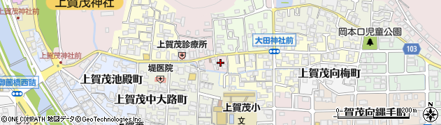 京都府京都市北区上賀茂藤ノ木町33周辺の地図