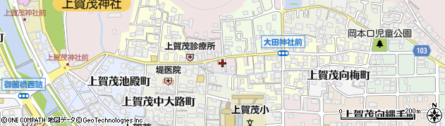 京都府京都市北区上賀茂藤ノ木町32周辺の地図