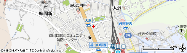 セブンイレブン篠山大沢店周辺の地図