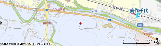 岡山県津山市南方中1714周辺の地図