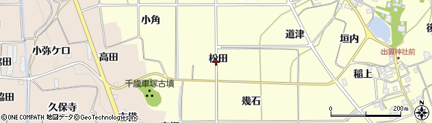 京都府亀岡市千歳町千歳（松田）周辺の地図