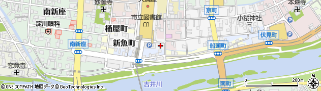 岡山県津山市新魚町25周辺の地図